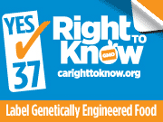 Yes on 37, Right to Know campaign logo