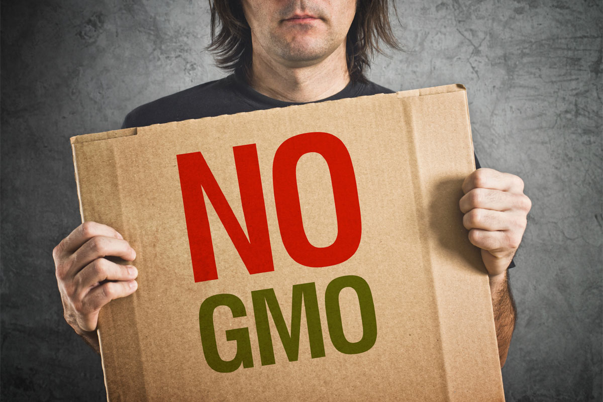 No GMO sign gmo concerns consumers