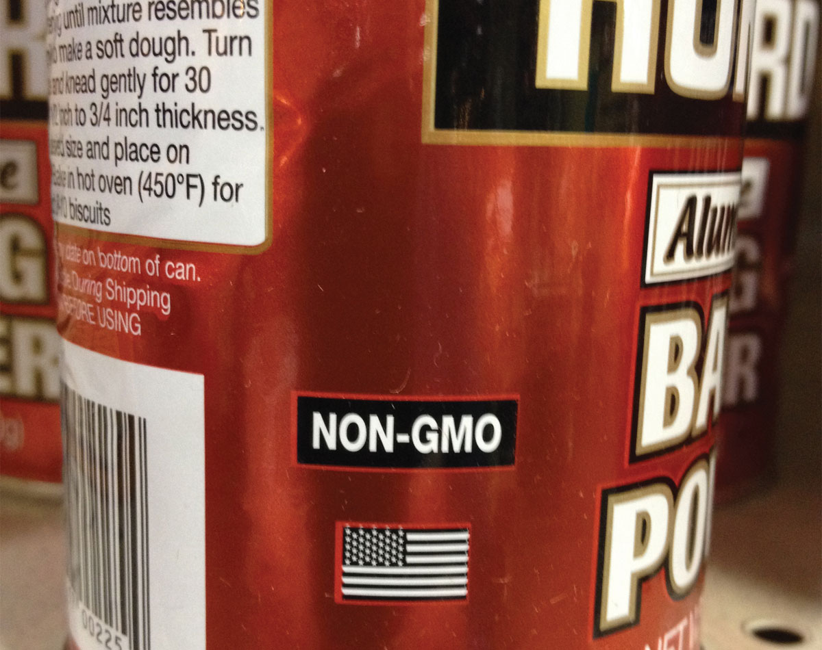 Non-GMO Food Product Label United States of America