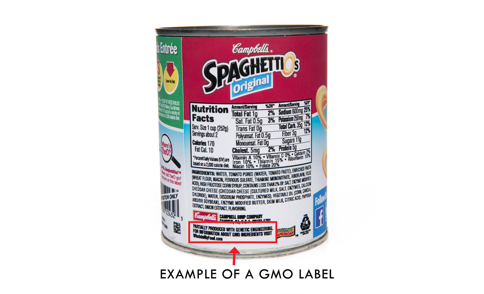 Cambells SpaghettiOs New GMO Labels