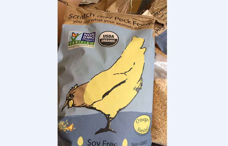 scratch and peck feeds package non-gmo