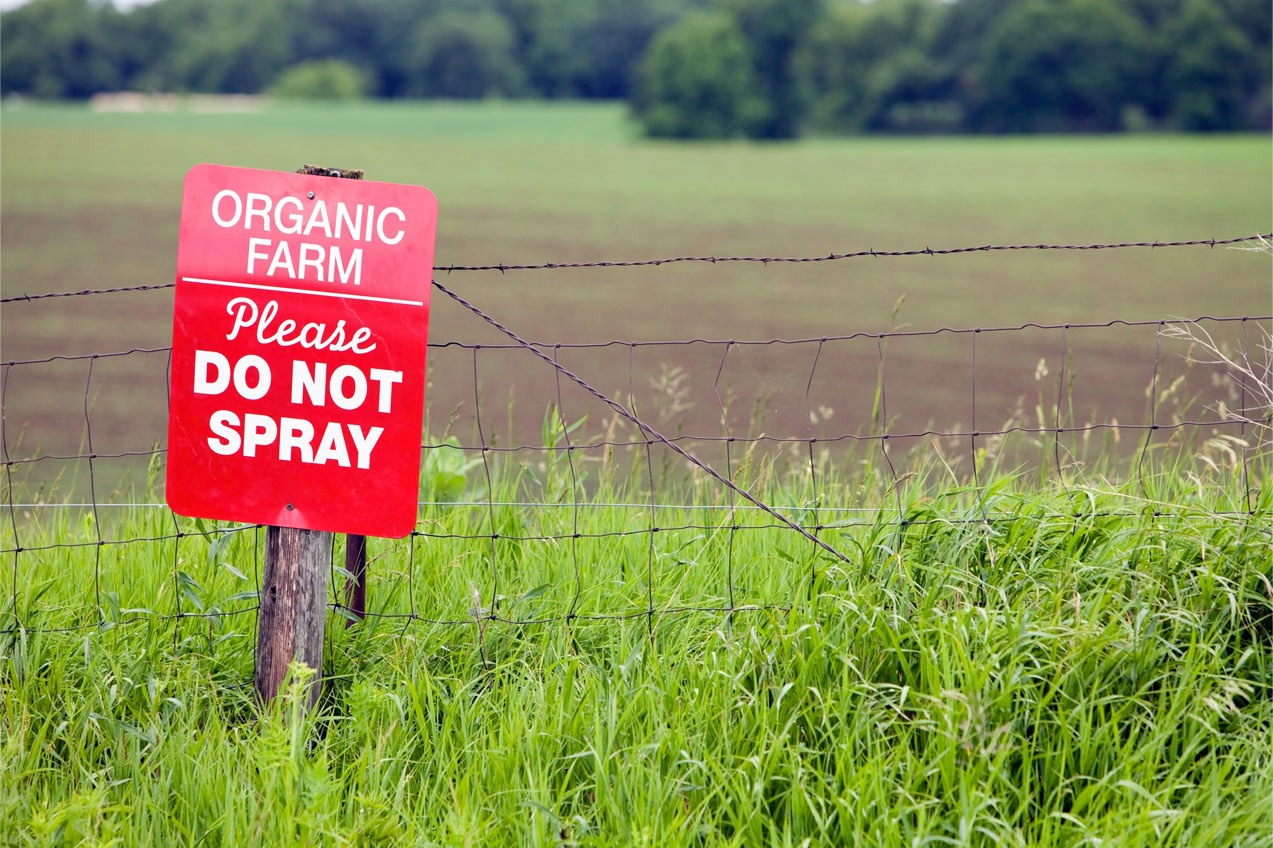 Organic Farm Do Not Spray