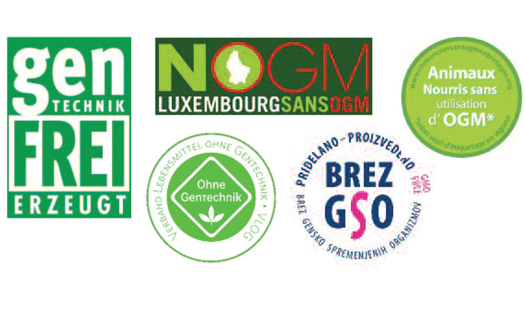 European non-gmo labels