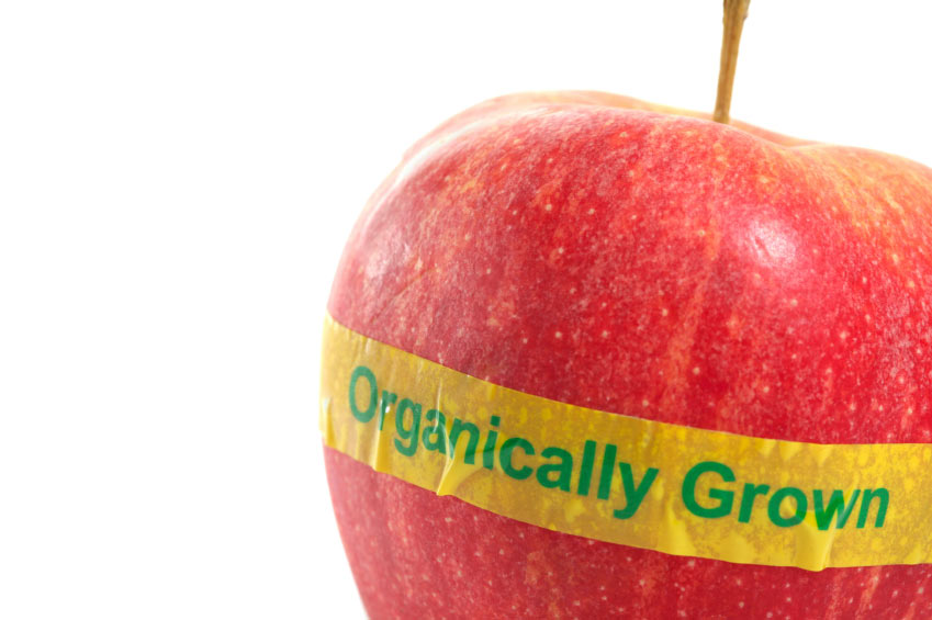 Organically Grown apple