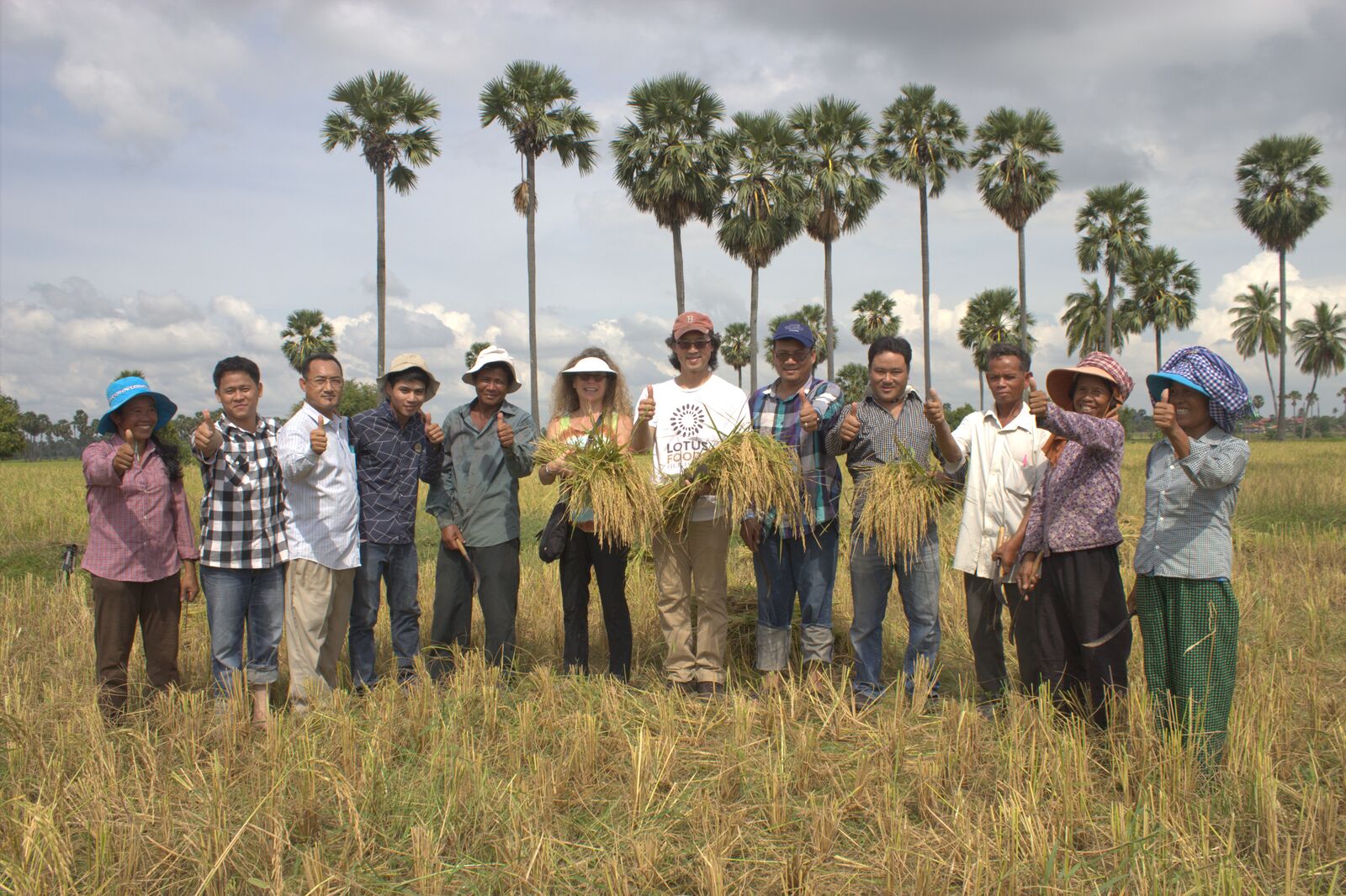staff from the Cambodian Center for Study and Development in Agriculture