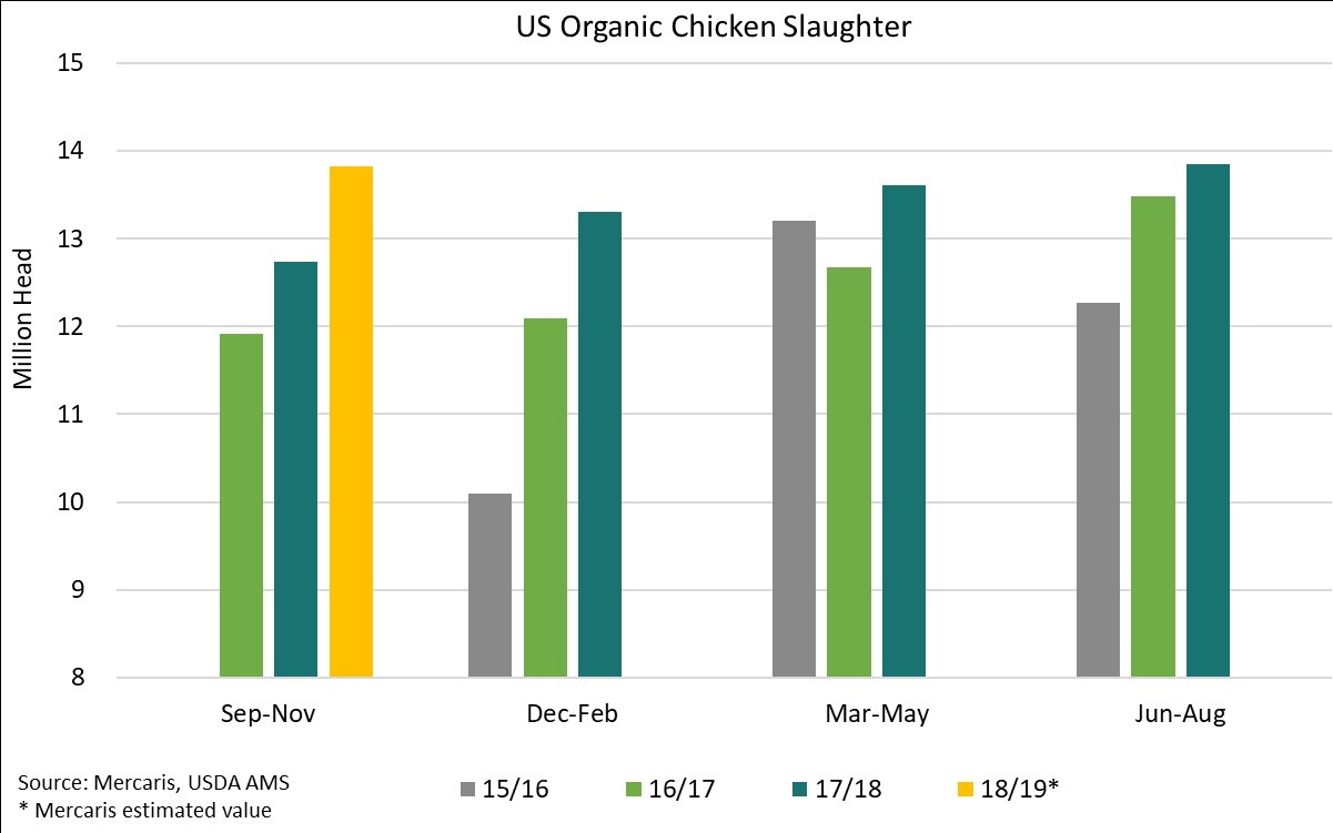 Graphic chart of chicken slauther