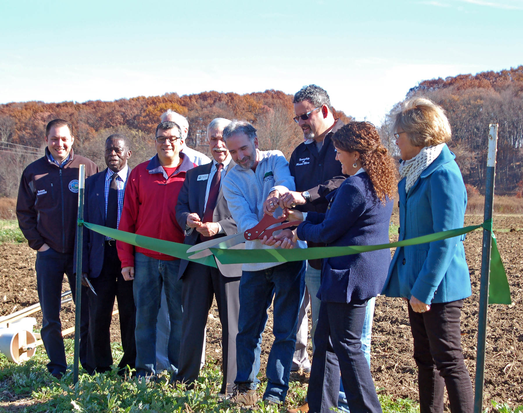 NJ Land Conservancy Cutting Ribbon