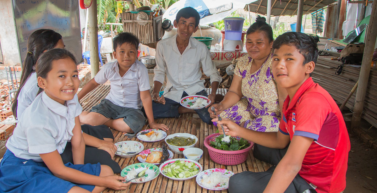 Cambodian organic farmers