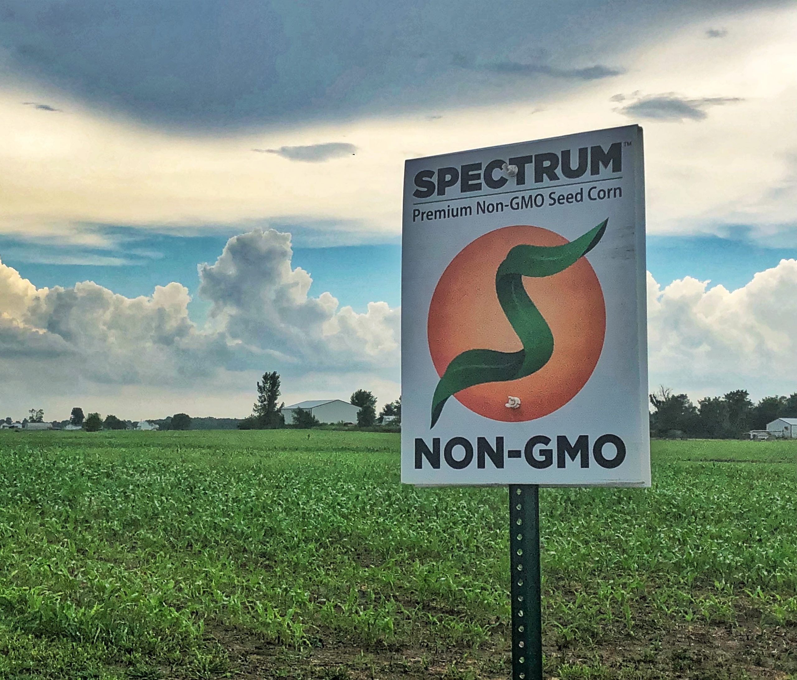 Spectrum Non-GMO sign