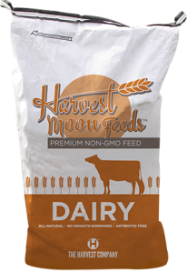 Harvest Moon Feeds dairy feed bag