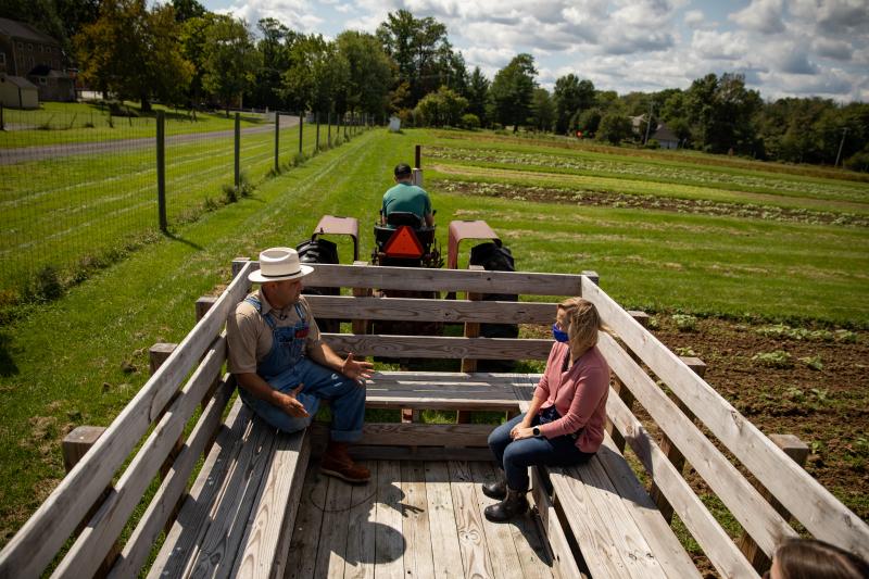 Photo of Delaware Valley University organic farm